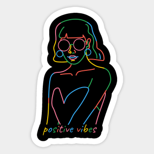 Positive vibes Sticker